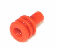 TE AMP Sealed Sensor Connector Single Wire Seal Orange