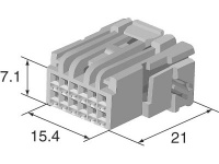 Sumitomo HE Series 0.64mm(025) unsealed Female 12 way housing