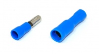 Insulated Bullet Connector, Male and Female Pair, Blue