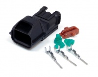 3 Way Yazaki SSD Series Connector Kit Male, inc. terminals and seals