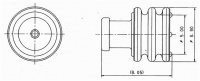 Wire Seal YAZAKI YES/YESC White 0.85-2.0mm