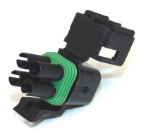 4 Way Delphi Weather-Pack Connector Female Black
