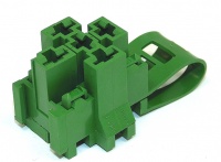 5 Way TE Connectivity  Relay Base Green