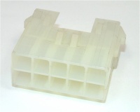 10 Way TE Connectivity POSI-MATE Natural Panel Housing Male