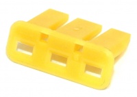 3 Way TE Connectivity Econoseal III 070 Anti-Backout Yellow