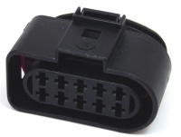 10 Way TE Connectivity JPT Female Housing Black