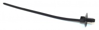HellermannTyton Black Hole Fixing Cable Tie