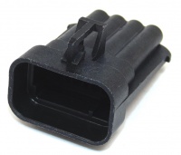 8 Way Delphi Metri-Pack 150 Connector Male Black