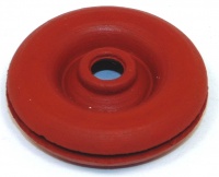Land Rover Grommet for Choke Cabel Tubing Red