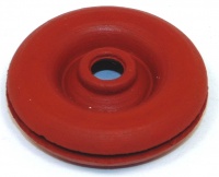 Land Rover Grommet for Choke Cabel Tubing Red