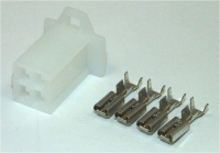 Sumitomo 4 way MTW Series 2.8mm(110) White Female Inc. Terminals