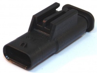 Hirschmann 3 Way 1.2 SealStar MA connector Male Black Key Way A