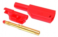 Staubli Banana Test Plug 4mm 1000v Red Stackable