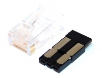 8P8C Bel-Stewart RJ45 Cat6 Unshielded Male UTP