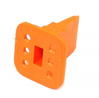 6 Way DEUTSCH DT Wedge Lock Orange