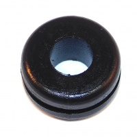 HellermannTyton Black PVC Grommet 10mm