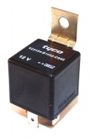 4 Way TE Connectivity Relay SPST-NO 12V 30-50Amp Black With Mounting Bracket
