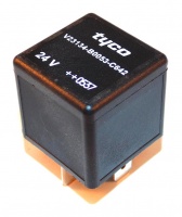 4 Way TE Connectivity Relay SPST-NO 24V 30-50Amp Black