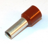 Cembre Insulated Bootlace Ferrule 12mm Pin Length 10mm² Brown