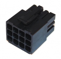 12 Way JST EL Connector Female Black