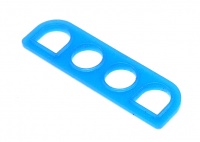 4 Way TE Connectivity Rectangluar Interface Seal Mate-N-Lok Blue