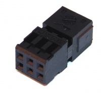 6 Way TE Connectivity MQS 0.63mm Female Black